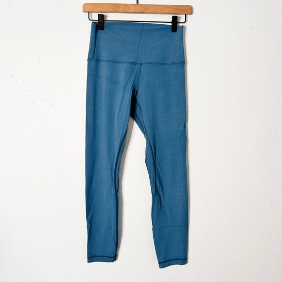 Lululemon Align 25" Leggings Capture Blue Teal Pant 6 - Picture 1 of 4